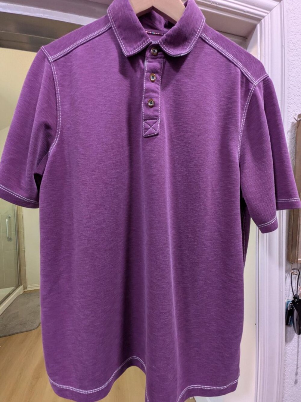 Johnston & Murphy slub polo - M